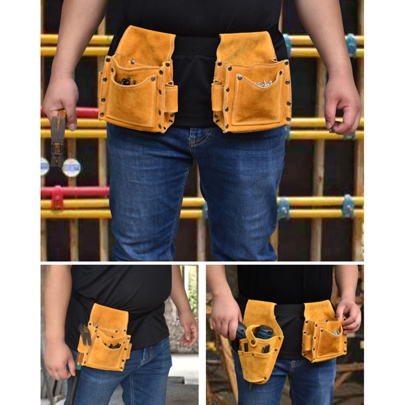 Bộ 2 Túi Da Đựng Dụng Cụ Cờ Lê / Kéo Đa Năng Tiện Dụng