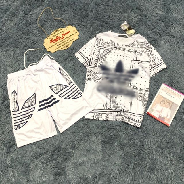 [ Ảnh Thật ] Bộ Nam Hoa Văn Thể Thao Hè | BigBuy360 - bigbuy360.vn