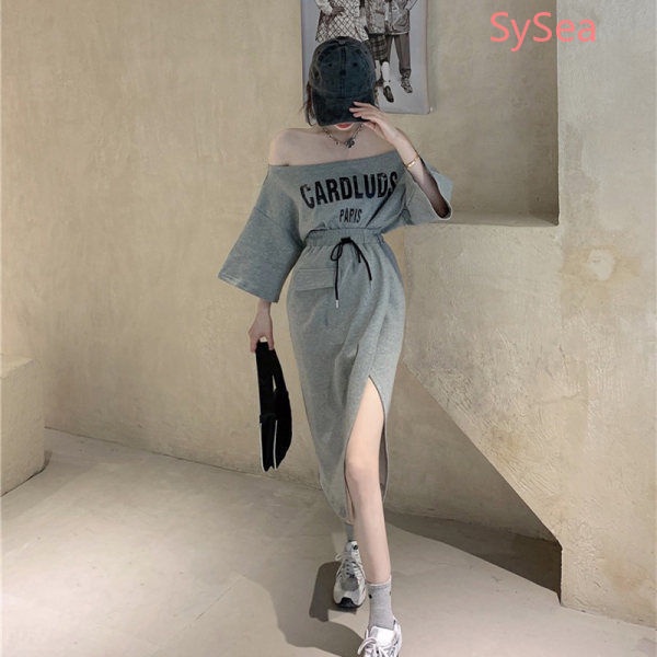 Bộ Áo Hai Dây + Chân Váy Xẻ Tà Quyến Rũ Thời Trang Mùa Hè Cho Nữ