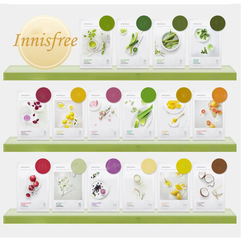 Mặt nạ giấy Innisfree My Real Squeeze 18 loại 20ml