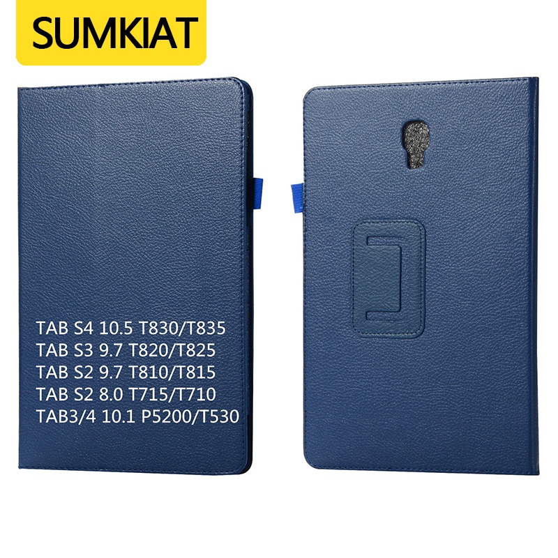 Ốp Máy Tính Bảng Da Phẳng Bảo Vệ Cho Samsung Tab S2/S3/8/9.7/10.5 Series P5200/T530