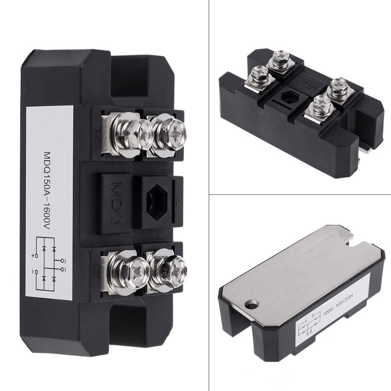 Cầu Chỉnh Lưu Tản Nhiệt Siêu Bền Chất Lượng Cao mm MDQ 150A 1600V