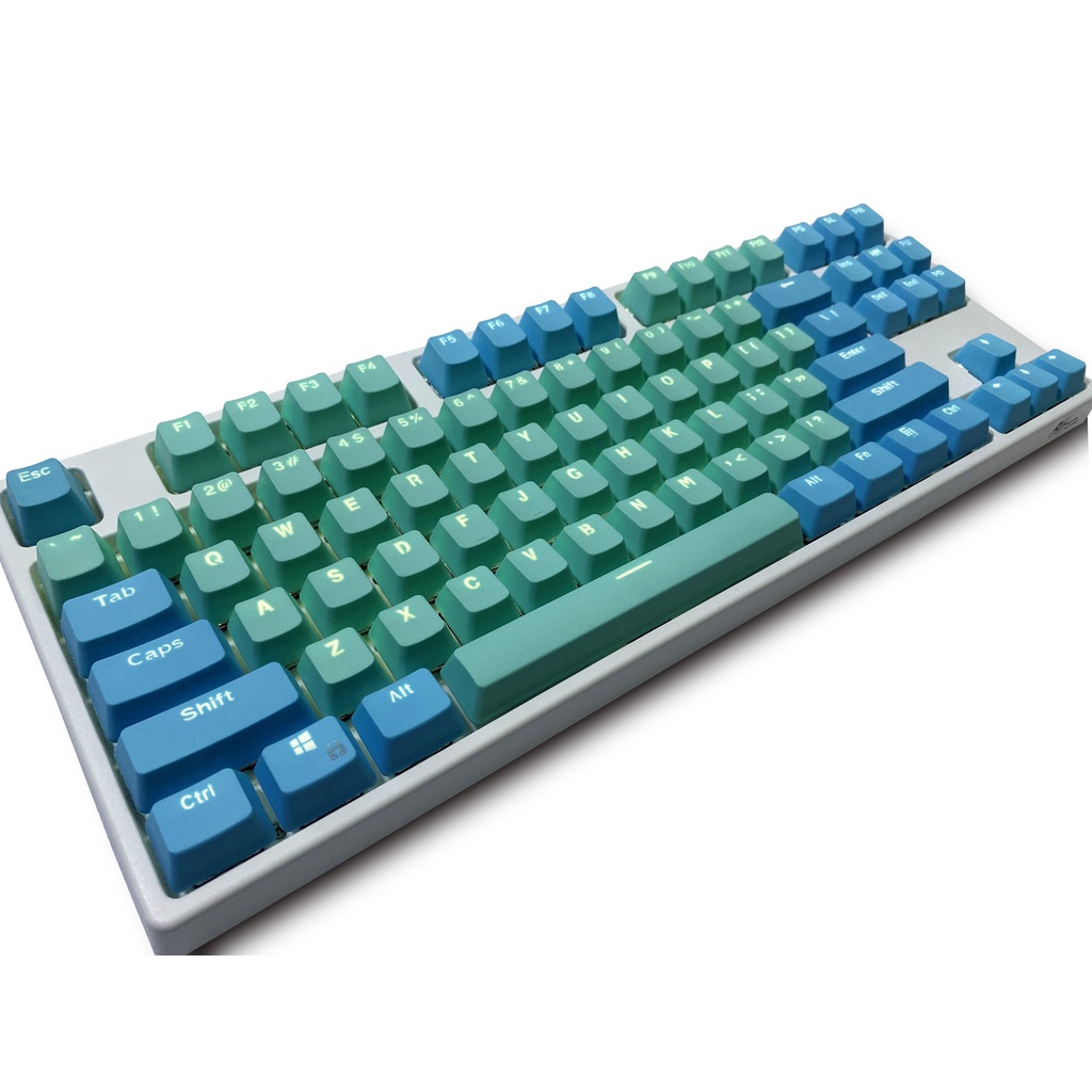 RK 61 Keycaps PBT Chất liệu OEM Các keycaps cao cấp, có đèn nền Bàn phím cơ hai màu có keycaps