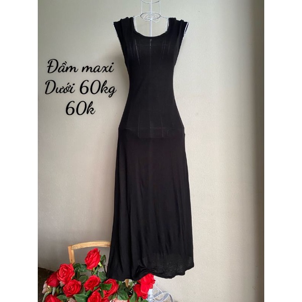 Đầm maxi thun