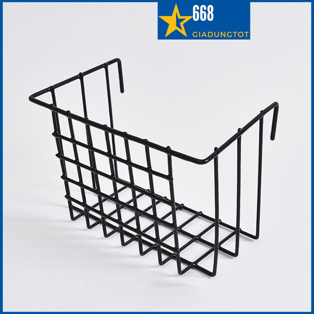 Giỏ Sắt Trang Trí-Rổ Cài Nhỡ KT 18,5x13,5x12 Có Móc Cài Dùng Trang Trí,Đựng Đồ Dùng Nhỏ Do Giadungtot PP