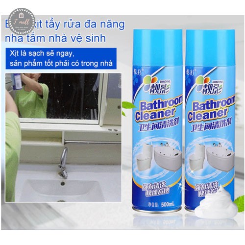 [Giá siêu rẻ] Bình xịt và tẩy rửa nhà tắm đa năng Bathroom Cleaner, bình xịt và cọ rửa nhà bếp Kitchen Cleaner