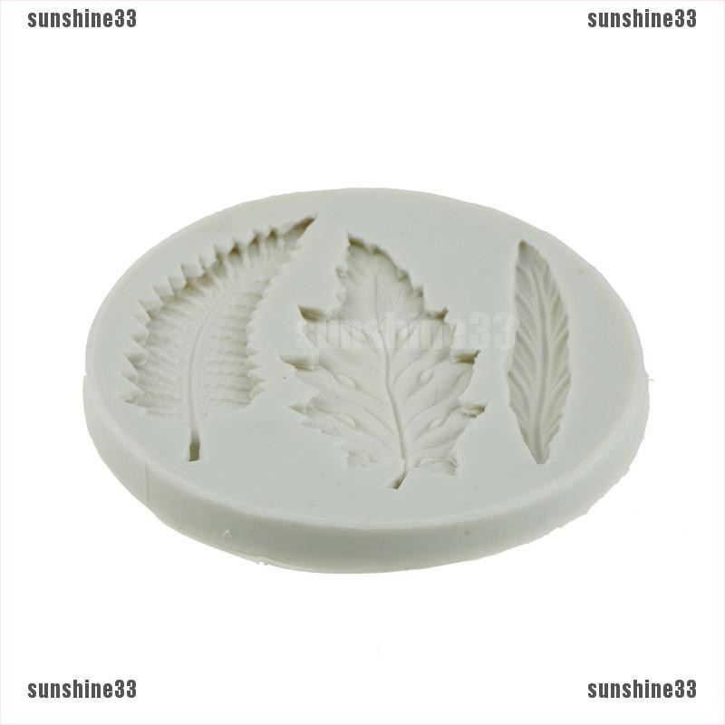 Khuôn silicone Tạo Hình Chiếc Lá Trang Trí Bánh