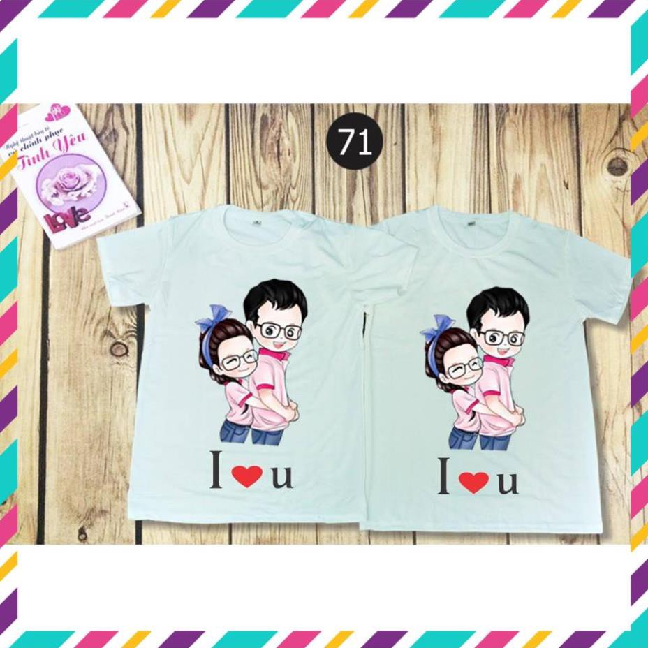 [Siêu Chất] áo cặp chipy ILOVE