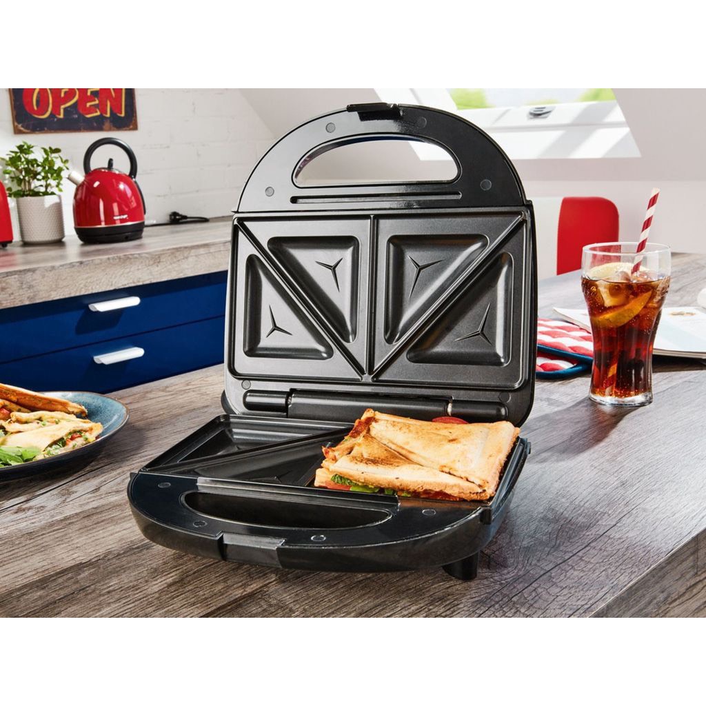 Máy kẹp nướng bánh mì Sandwich Silvercrest SSWM 700B1 [hàng nhập Đức]