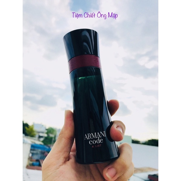 (Chiết Ông Mập) Mẫu thử Armani Code A-List