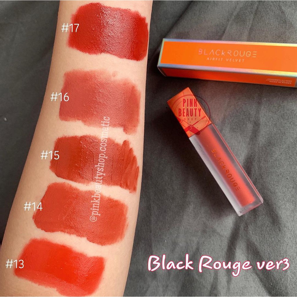 (Sẵn 17 màu) Son Kem Lì Black Rouge Air Fit Velvet Tint | BigBuy360 - bigbuy360.vn