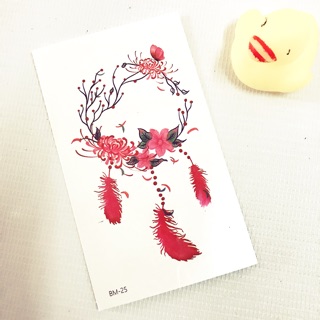 Hình xăm dán dreamcatcher bỉ ngạn BM-25 10x6cm