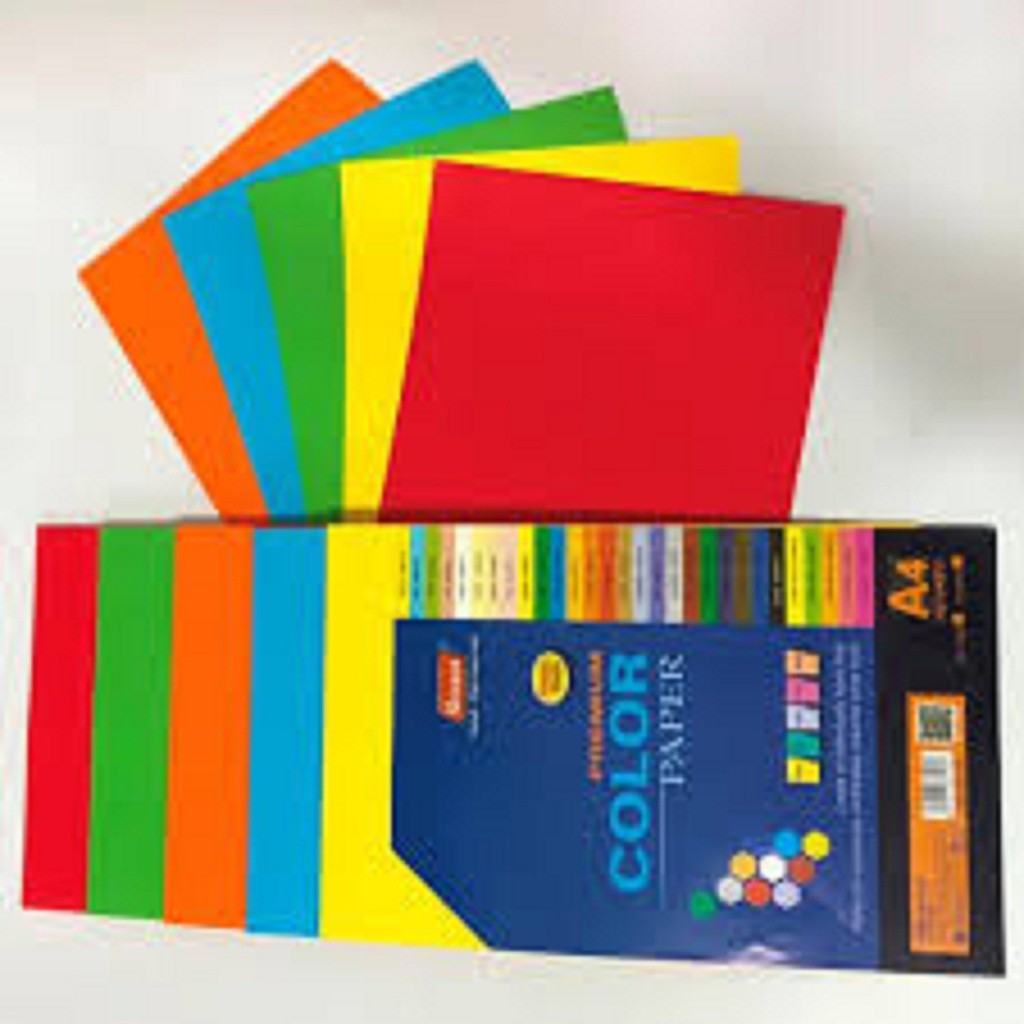 Set 20 tờ giấy bìa màu A4 160gsm