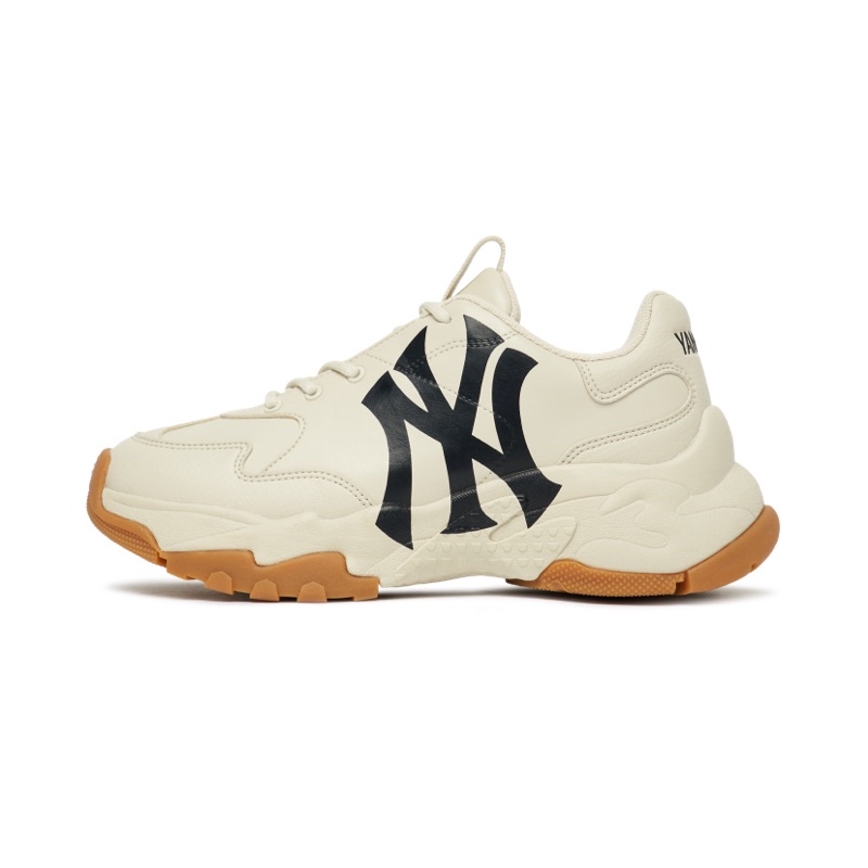 Giày MLB BigBall Chunky A  Giày Sneaker thể thao nam nữ NY Đế Gum chính hãng New York Yankees