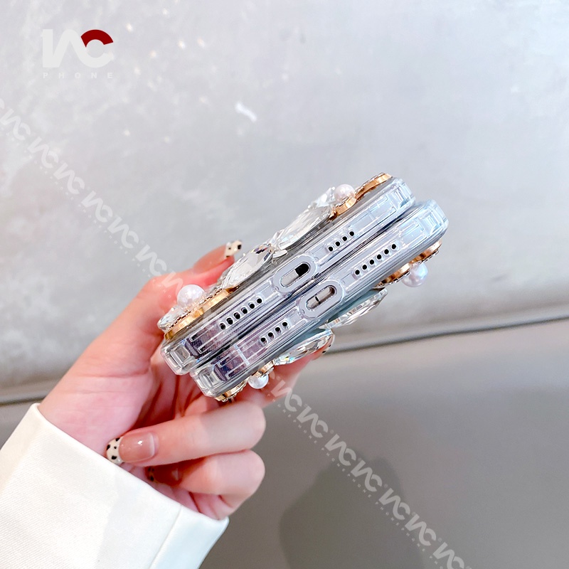 Ốp Điện Thoại Họa Tiết Kim Cương 3d Cho iphone 15pro max 14 promax 14 plus 12 13 pro max 11