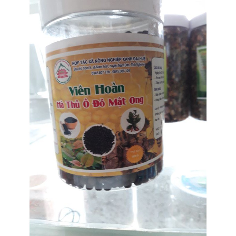 Viên hoàn Hà thủ ô đỏ mật ong