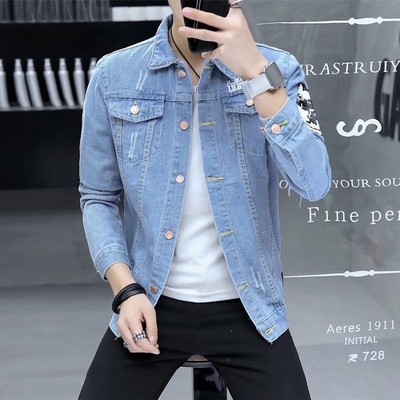 áo bò nam chất jeans đẹp, dày dặn chuẩn