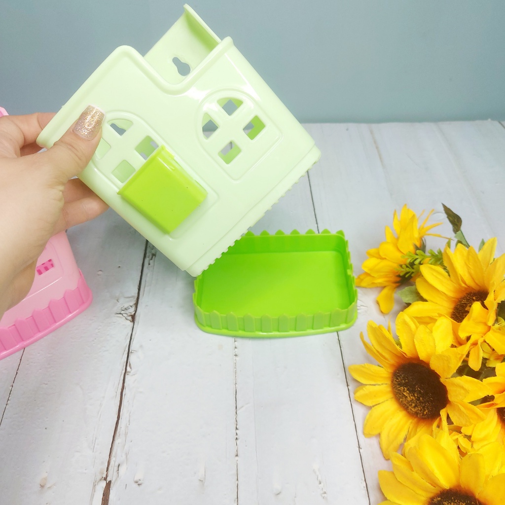 Ống cắm muỗng đũa hình ngôi nhà xinh xắn đồ dùng phòng bếp
