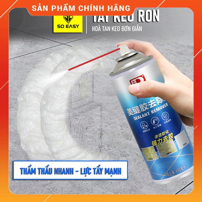 Dung dịch tẩy keo ron BOTNY B-2356, bình xịt vệ sinh vết keo chà ron gạch, chai làm sạch keo trét ron sàn gạch MSP41015