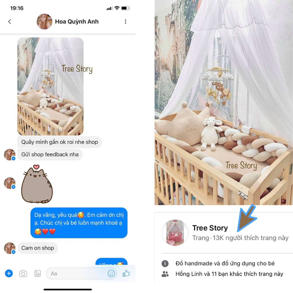 Màn cũi và khung treo màn, mùng chống muỗi, côn trùng cho bé Tree Story