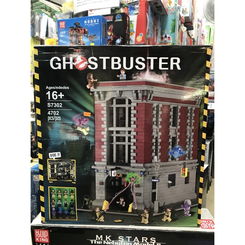 Đồ Chơi Xêp Hình S7302 Lepin 16001 Trụ sở biệt đội săn ma Ghost buster