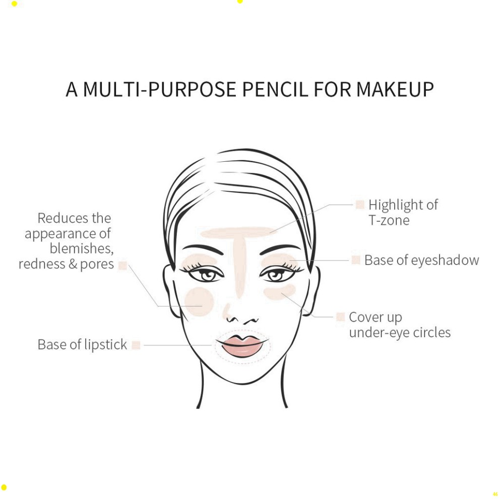 Bút Che Khuyết Điểm MeNow - bút Fix Makeup Không Trôi Không Thấm Nước, chì phấn che mụn, tàn nhang mặt klk