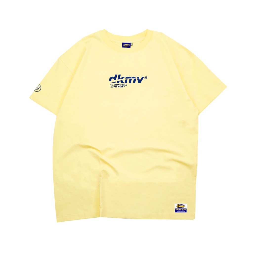 [Hình thật/Có sẵn] DKMV Áo thun màu vàng form rộng | DKMV Yellow Logo Tee