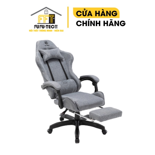 Ghế Gaming E-DRA Có Gác Chân APOLLO PLUS FABRIC (Vải) EGC227 - Hàng Chính Hãng