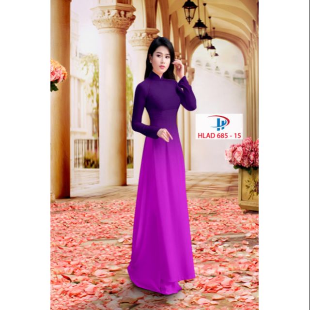 Vải áo dài in 3D ( bộ lụa nhật)