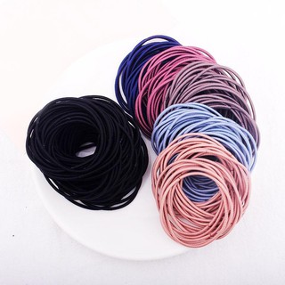 Túi Zip 100 sợi thun cột tóc mang đi Du lịch dễ thương tiện lợi
