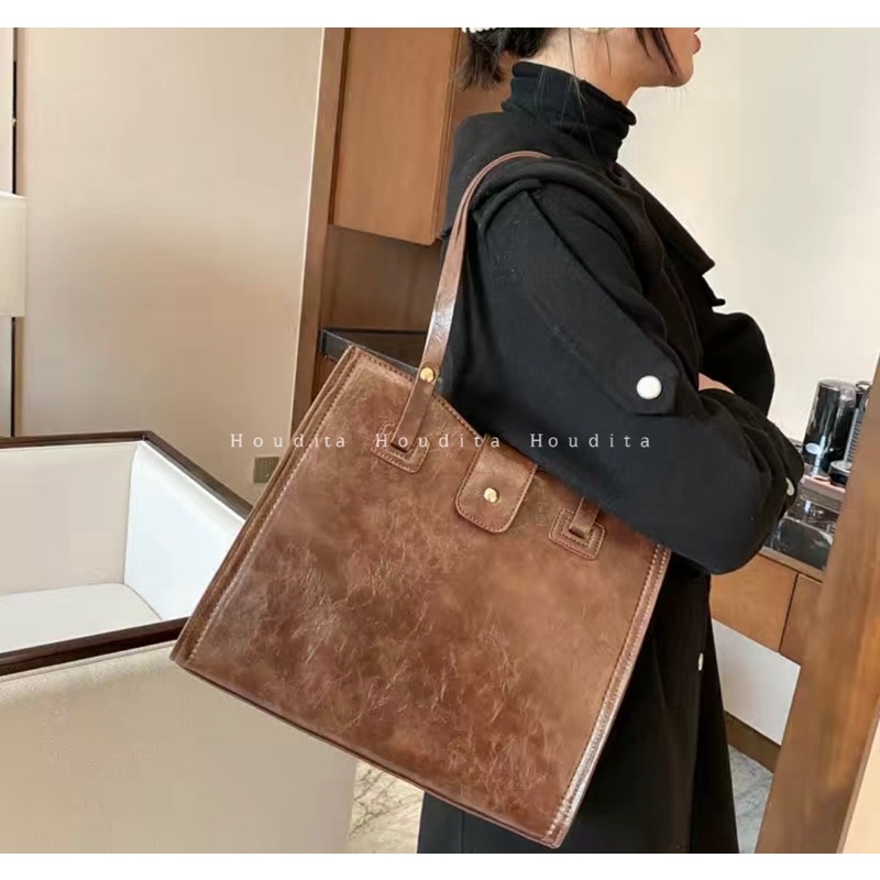 Túi xách nữ đeo vai công sở đi phù hợp đi làm đi học túi xách đựng a4 - HOUDITA - STCSCD008