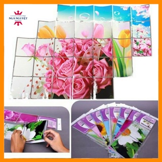 Decal dán nhà bếp cách nhiệt chống nước, chống dầu mỡ kích thước 60x90cm