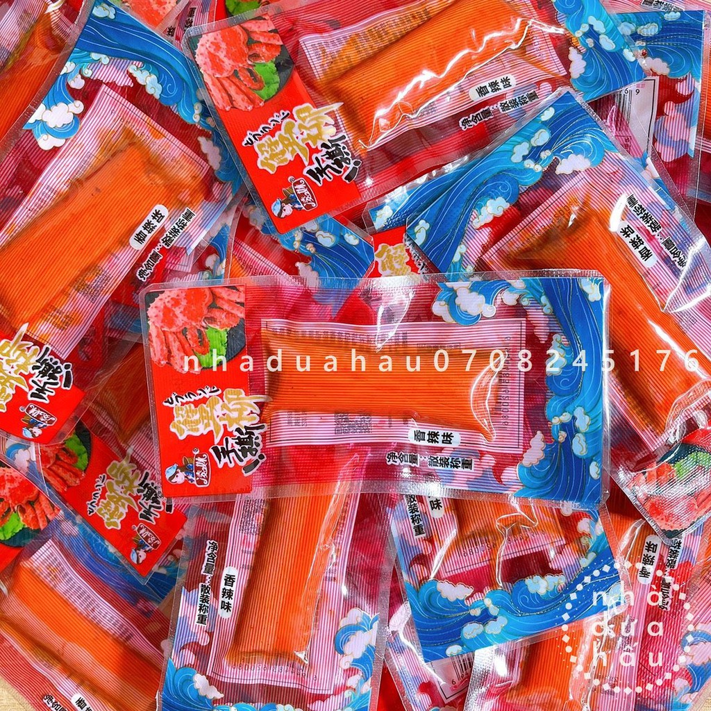 Một gói ăn vặt nội địa thanh cua cay BX Hongkong gói 16g | BigBuy360 - bigbuy360.vn