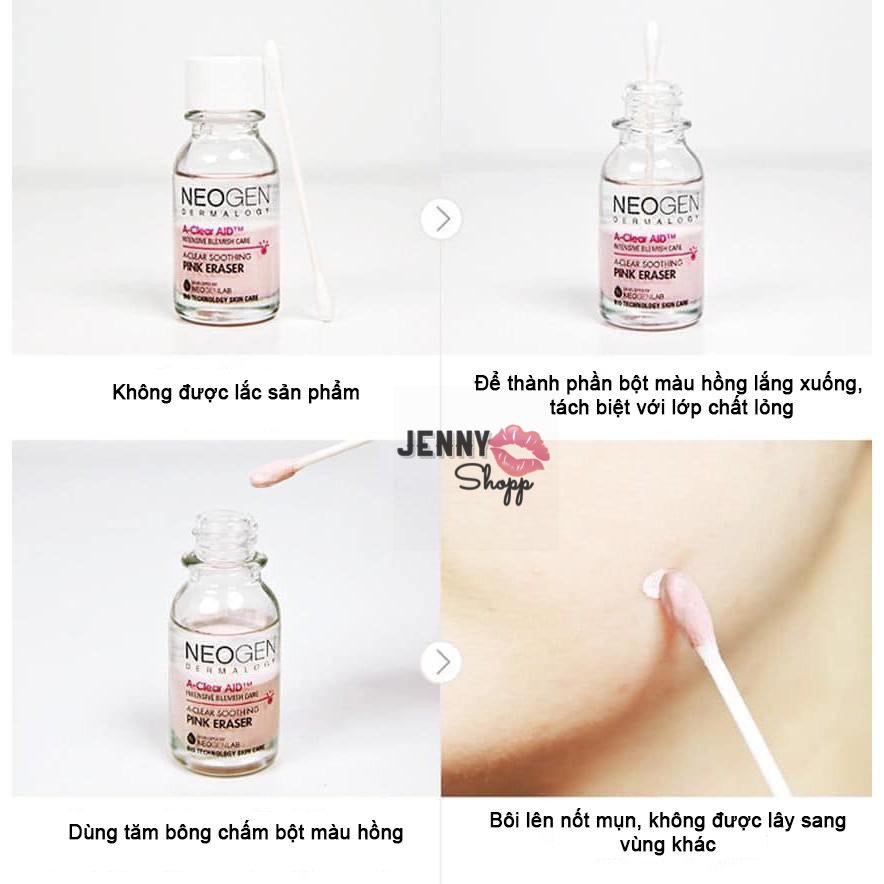 Dung Dịch Chấm Mụn Neogen Dermalogy A-Clear Soothing Pink Eraser