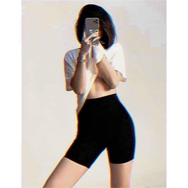 Quần Leggin Ngố Lửng Ảnh Thật
