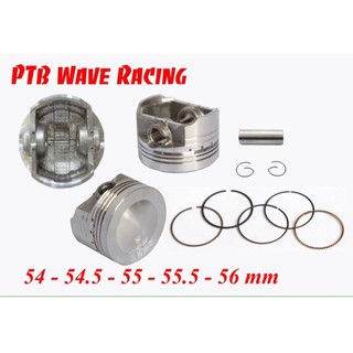 Piston bạc wave dream sirius jupiter, trái nén từ 54mm tới 56mm