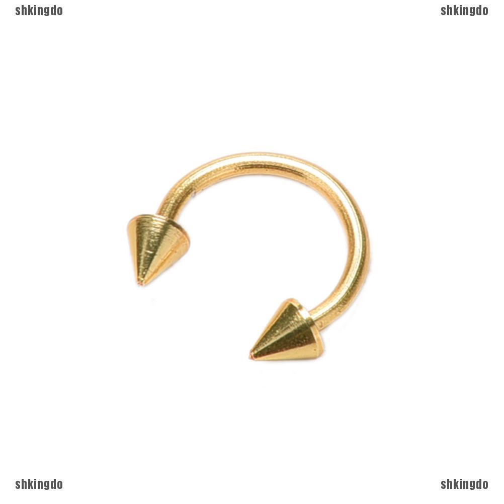 THINH Khuyên Mũi Thép Không Rỉ Dạng Móng Ngựa