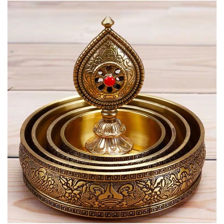 [PHÁP BẢO MINH CHÂU] Mandala hợp kim nhỏ - LUÂN VIÊN CỤ TÚC | KHÔNG KÈM ĐÁ