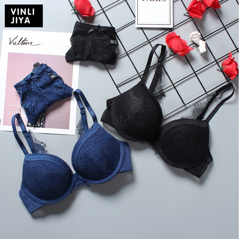 Bộ Đồ Lót Có Gọng Nâng Ngực Quyến Rũ Mới S099