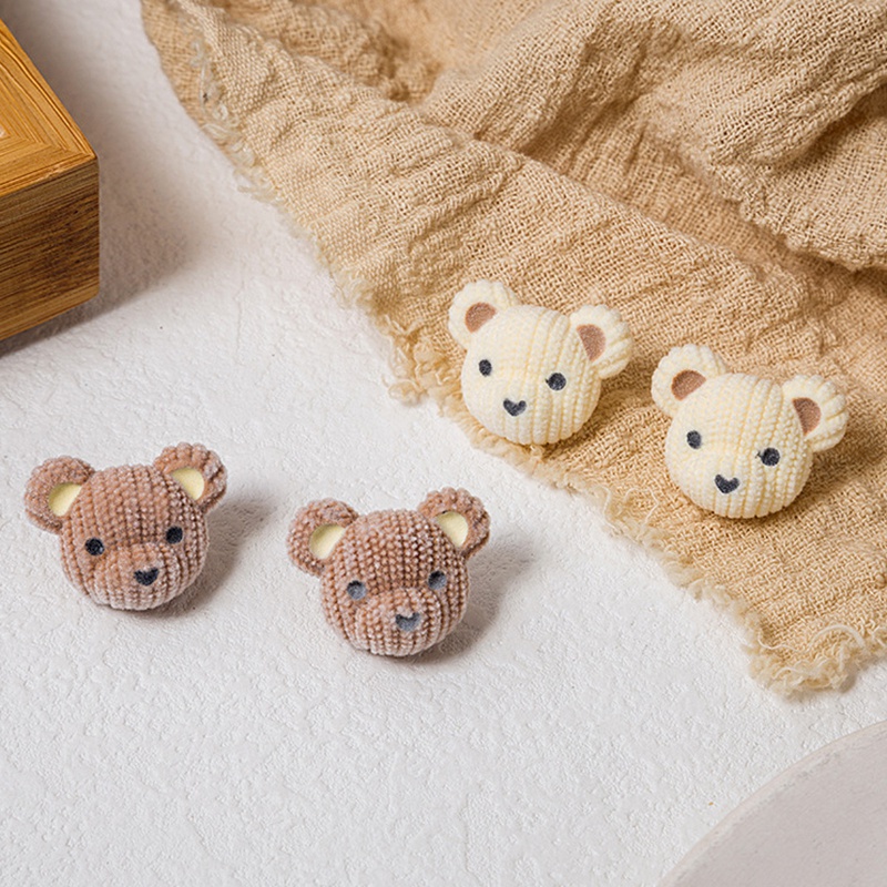 Khuyên Tai Xỏ Lỗ Họa Tiết Hoạt Hình Không Gây Dị Ứng Làm Quà Giáng Sinh Thời Trang Cho Nữ