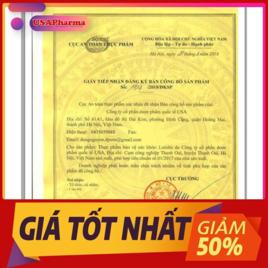 [Viên uống] Bổ mắt LUTIDIN Thực phẩm giúp mắt sáng và khỏe | Thế Giới Skin Care