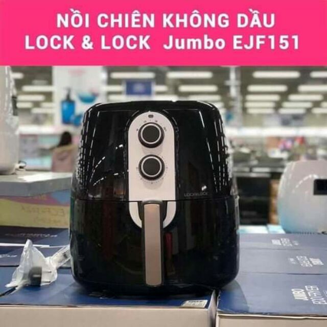 Nồi chiên LOCK&amp;LOCK EJF151BLK 5,2lít