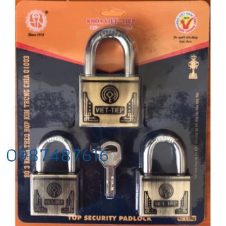 BỘ 3 KHÓA CÙNG CHÌA 01003 VIỆT TIỆP