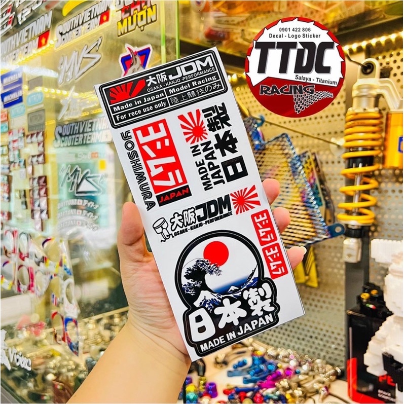 Tem Decal set Sticker Japan 🇯🇵