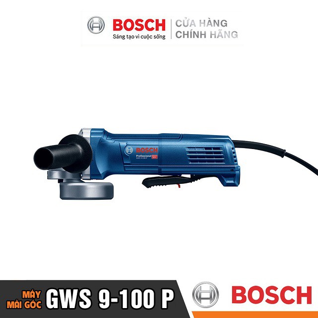 [CHÍNH HÃNG] Máy Mài Góc Bosch GWS 9-100 P (100MM-800W) Giá Đại Lý Cấp 1, Bảo Hành Tại Các TTBH Toàn Quốc