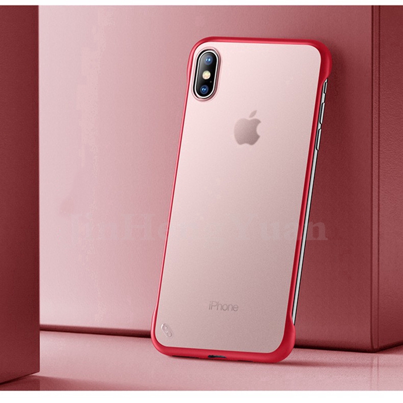 Ốp Điện Thoại PC Cứng Trong Suốt Mặt Nhám Cho IPhone XR XS Max 6 6S 7 8 PLUS 11 11Pro