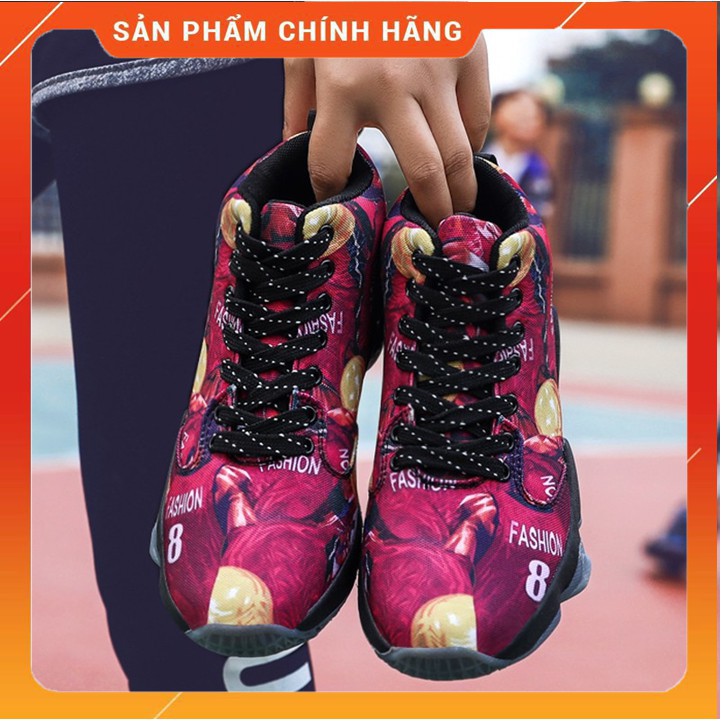 Giày ur Ban Basketball Shoes Gray Pink And Yellow BB109