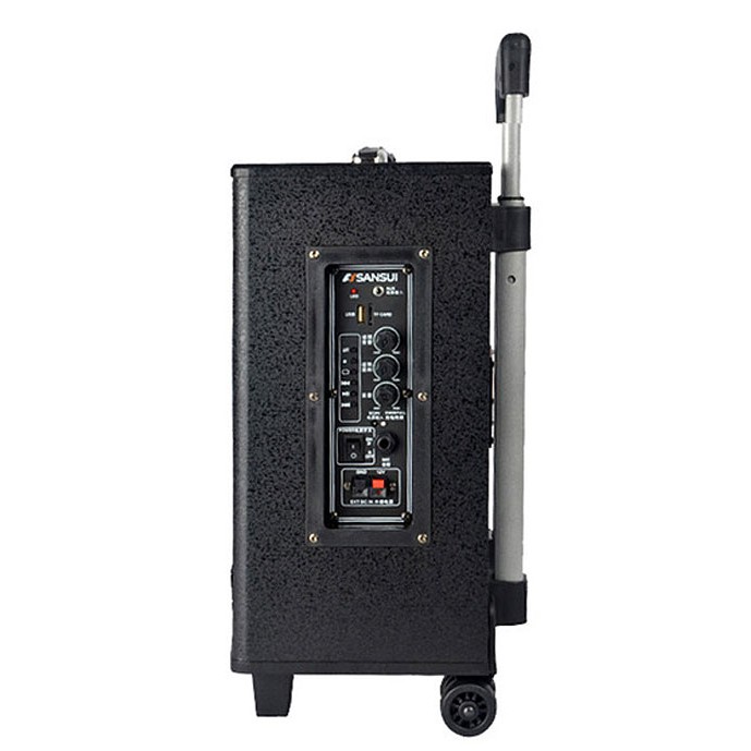 LOA BLUETOOTH KARAOKE KẸO KÉO SANSUI SA1-08 TẶNG 2 MIC