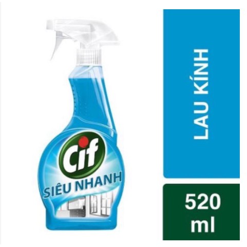 NƯỚC LAU CIF LAU ĐA NĂNG, lau kính, lau bếp 520ml