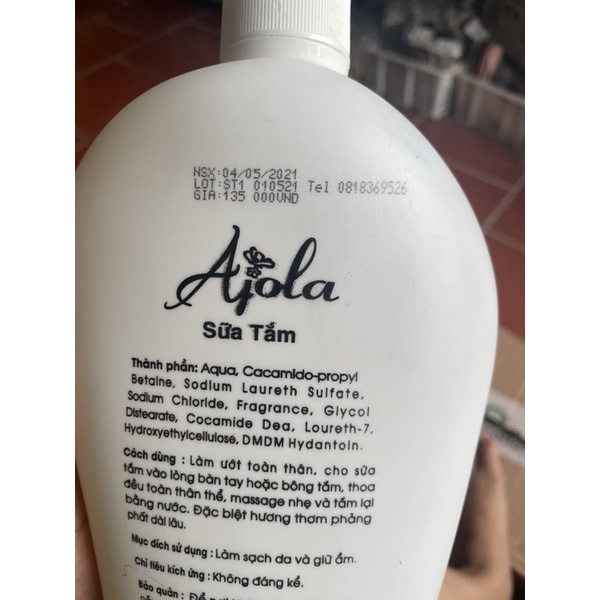Sữa tắm dê Afola 1000ml | BigBuy360 - bigbuy360.vn